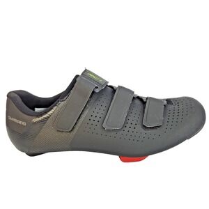 Shimano SH-RC100M RC1 Road Cycling Shoes Mens 8.9 Black Training Tripple Strap
